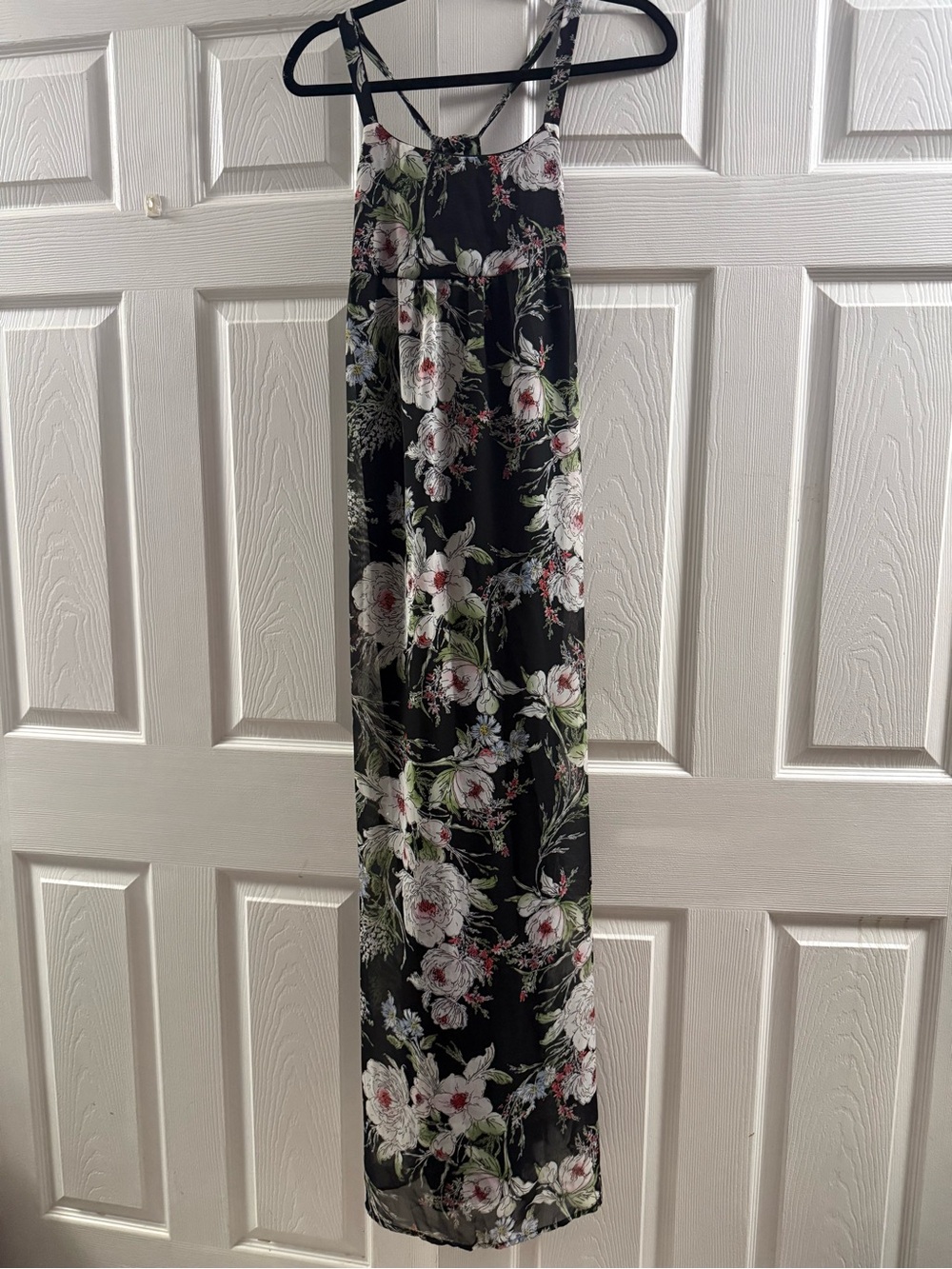 🆕 The Vanity Room Womens Floral Maxi Dress Size XS